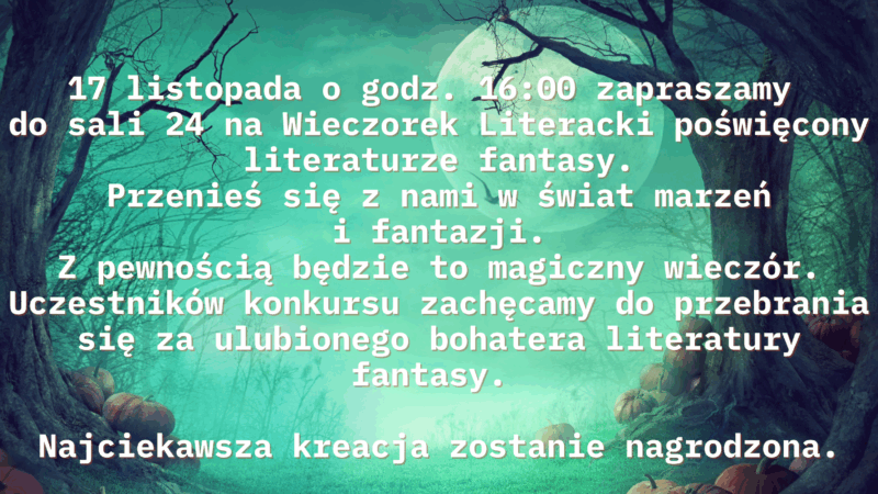 Wieczorek Literacki w ZSG