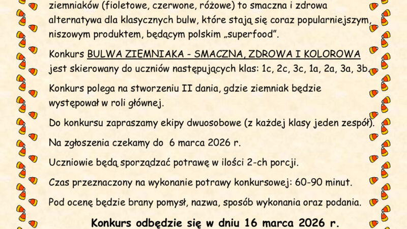 Zapraszamy do udziału w konkursie