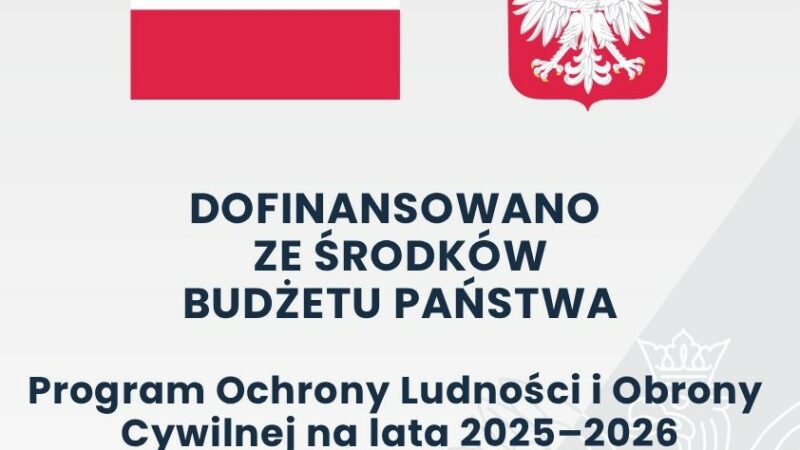 Program Ochrony Ludności i Obrony Cywilnej na lata 2025-2026